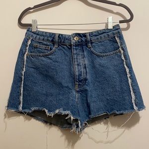 High Waisted Jean Shorts